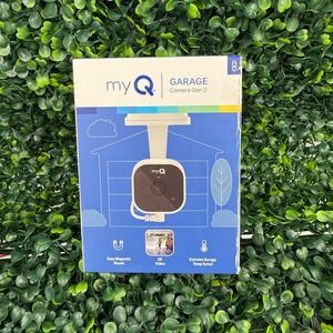 myQ Garage Camera Gen 2 2K Video Smart Security Camera Magnetic Mount USB-C
